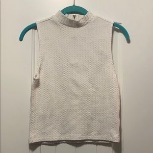 Cropped Textured Tank